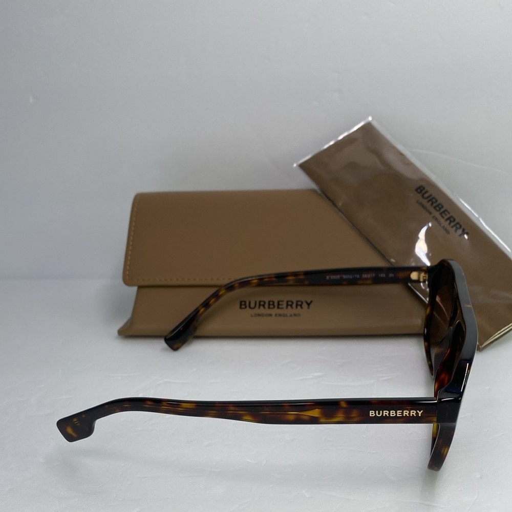 New Authentic Burberry Foxcote BE4302 300273 56 - Dark Havana Sunglasses - Picture 7 of 12